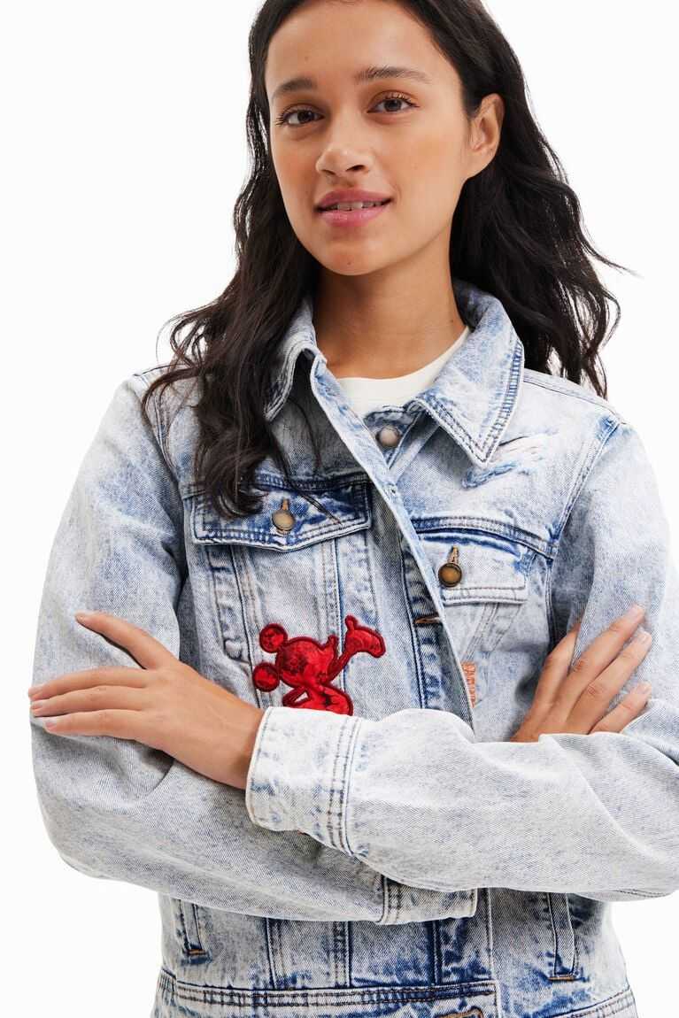 Prendas De Punto Desigual Disney's Mickey Mouse denim jacket Mujer | HKT436259