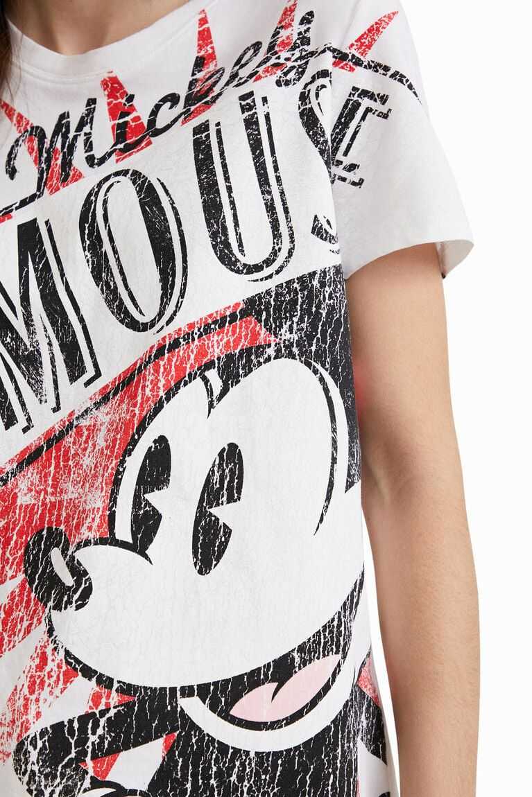 Prendas De Punto Desigual Mickey Mouse T-shirt Mujer | UQG580721