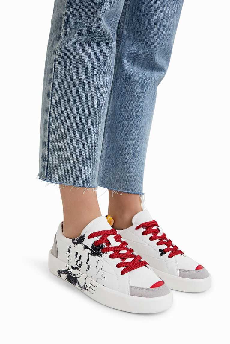 Prendas De Punto Desigual Mickey Mouse sneakers Mujer | KWQ861472