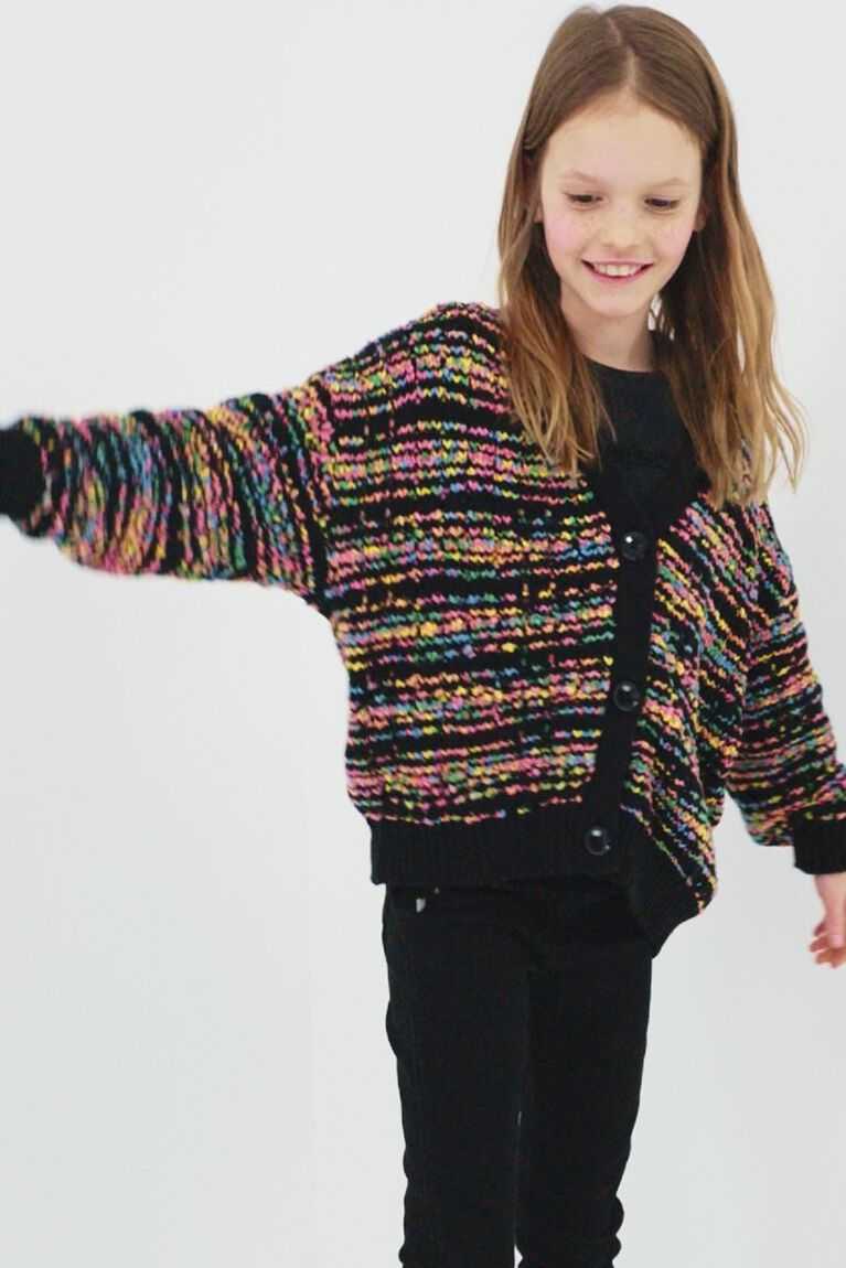 Sudaderas Desigual A Rayas tricot cardigan Niña | UXE756012