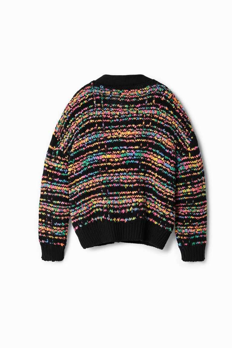 Sudaderas Desigual A Rayas tricot cardigan Niña | UXE756012