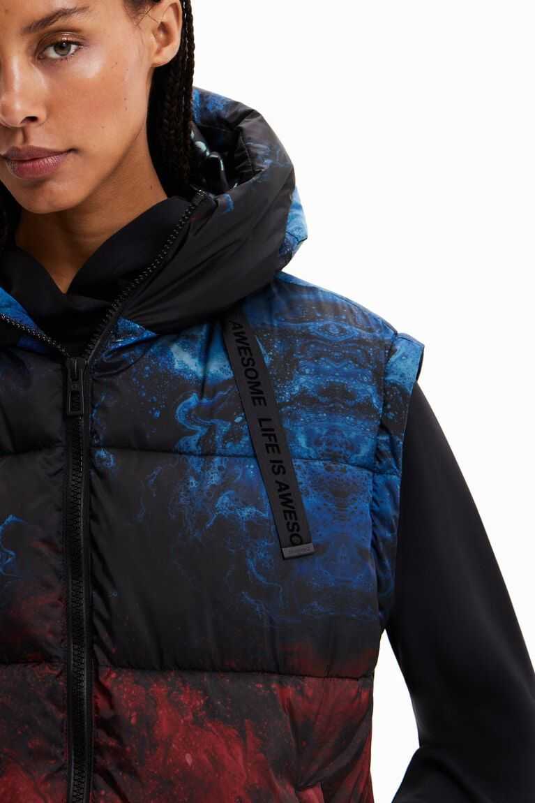 Sudaderas Desigual Acolchado gilet-jacket Mujer | KBQ674185