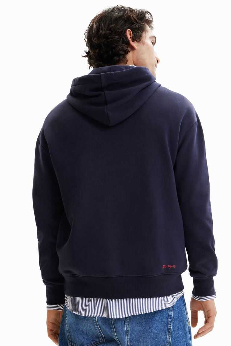 Sudaderas Desigual Arty face hoodie Hombre | LYO038419