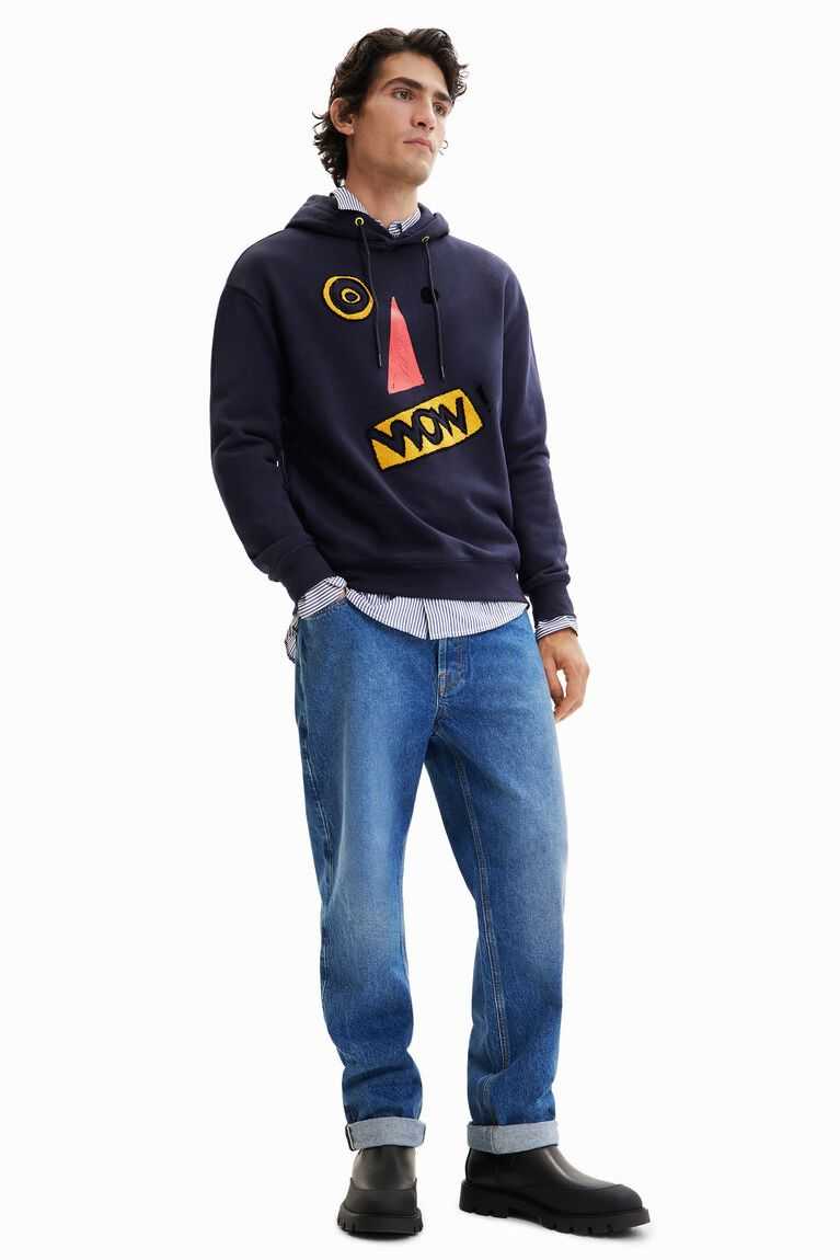 Sudaderas Desigual Arty face hoodie Hombre | LYO038419