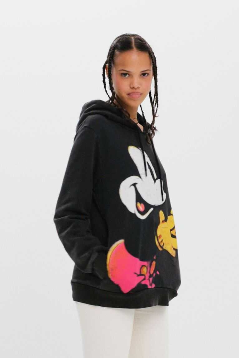 Sudaderas Desigual Disney's Mickey Mouse print hoodie Mujer | LIK074321