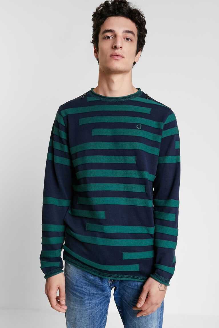 Sudaderas Desigual Fine knit jumper Hombre | QGS649180