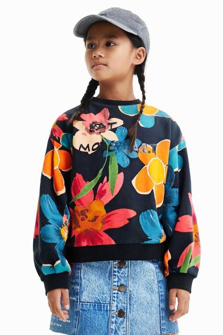 Sudaderas Desigual Floral oversize Niña | CLR153096