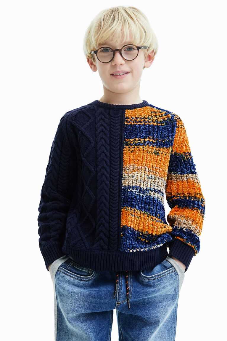 Sudaderas Desigual Híbrido chunky knit jumper Niño | XYV675839