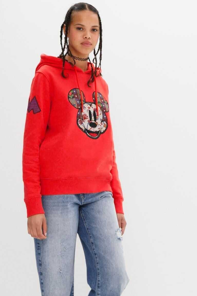 Sudaderas Desigual Large Disney's Mickey Mouse patch Mujer | FXG197280