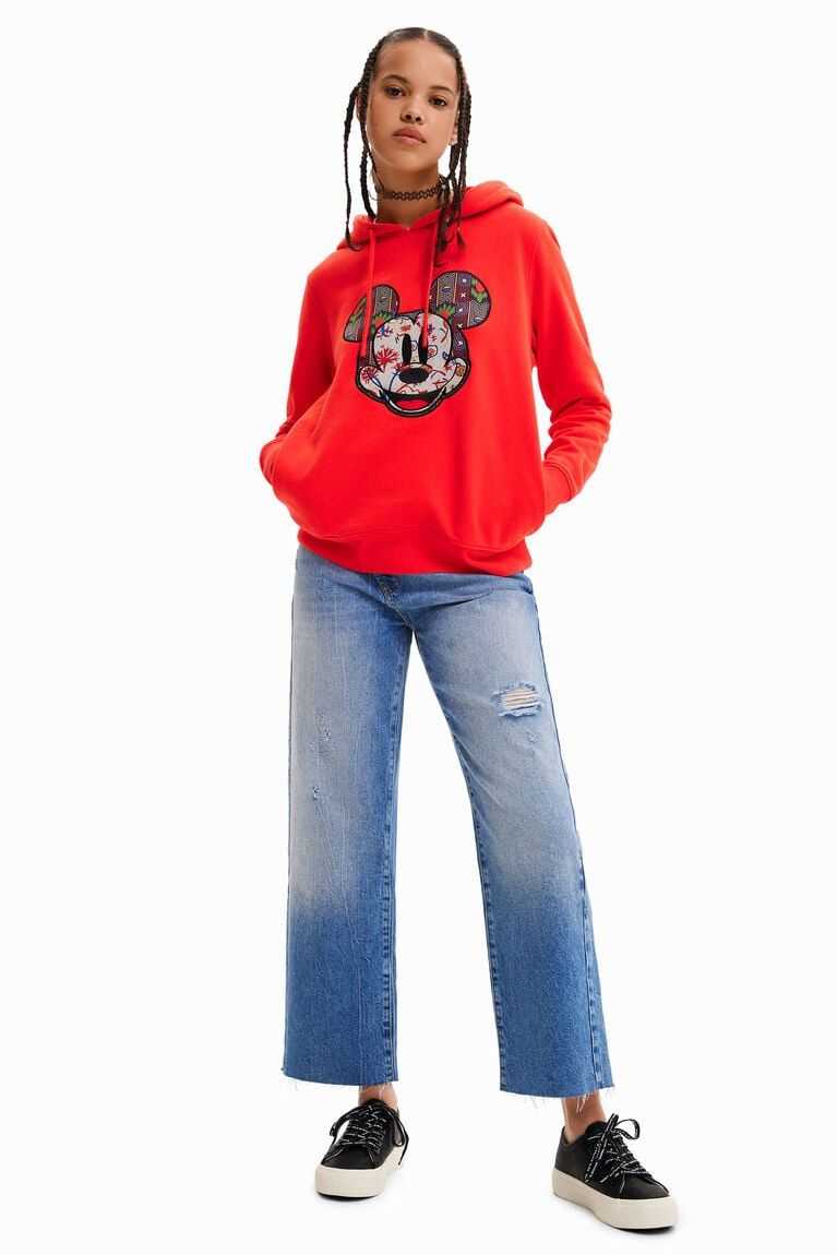 Sudaderas Desigual Large Disney's Mickey Mouse patch Mujer | FXG197280