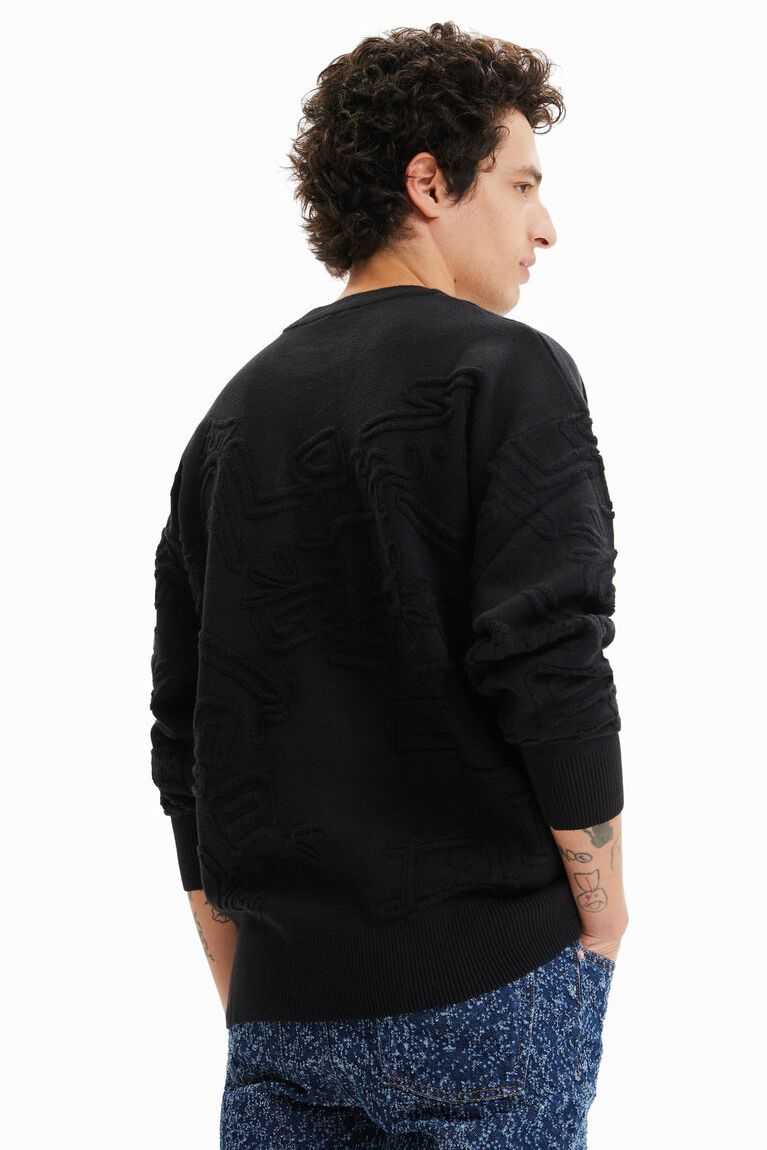 Sudaderas Desigual Loose towelling-effect jumper Hombre | DSY812537