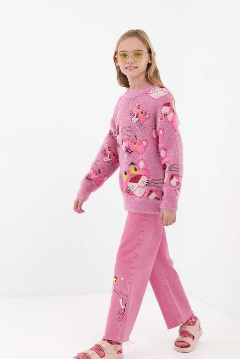 Sudaderas Desigual Oversize Pink Panther jumper Niña | HPV374658