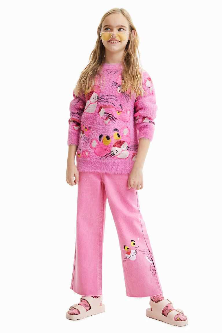 Sudaderas Desigual Oversize Pink Panther jumper Niña | HPV374658