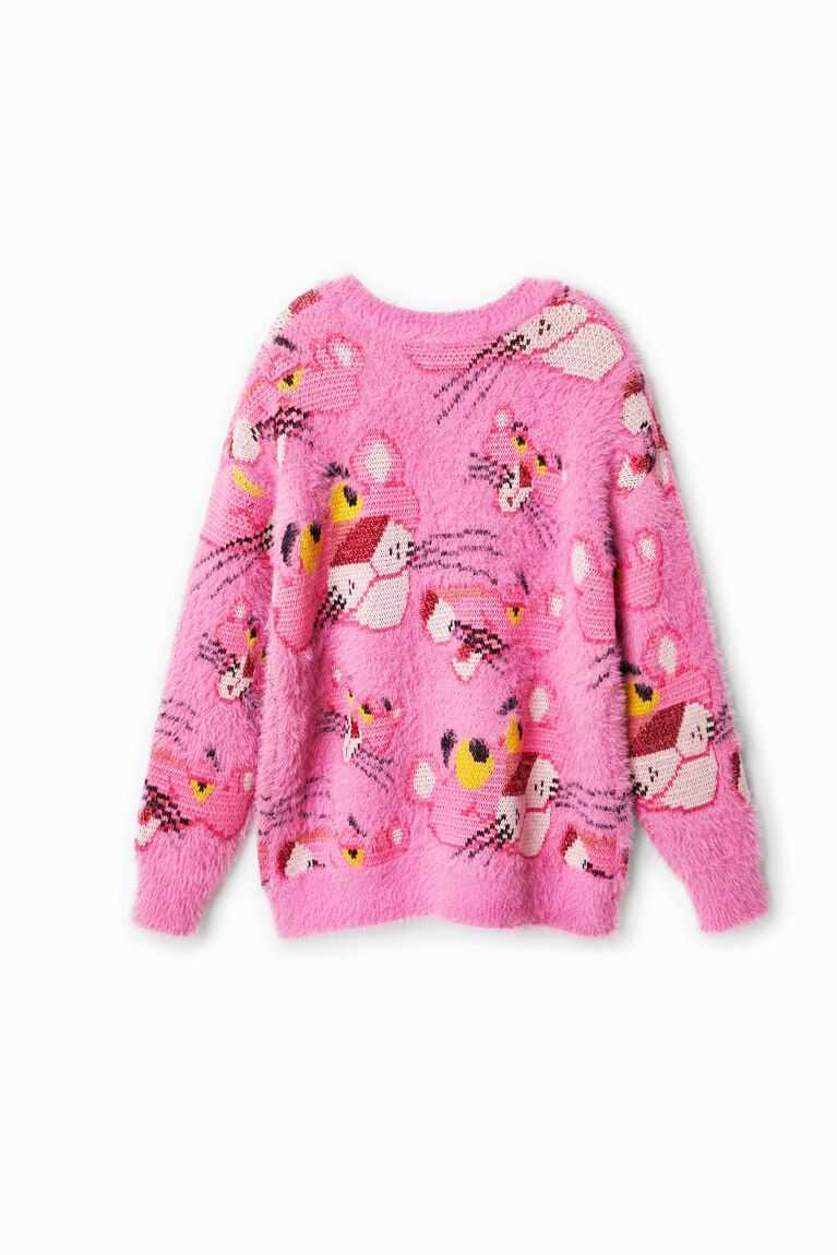 Sudaderas Desigual Oversize Pink Panther jumper Niña | HPV374658