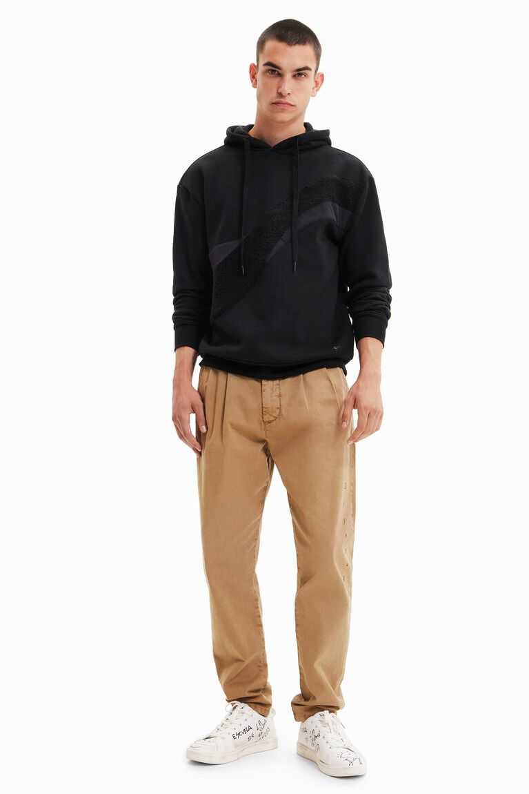 Sudaderas Desigual Oversize hoodie Hombre | TVK256934