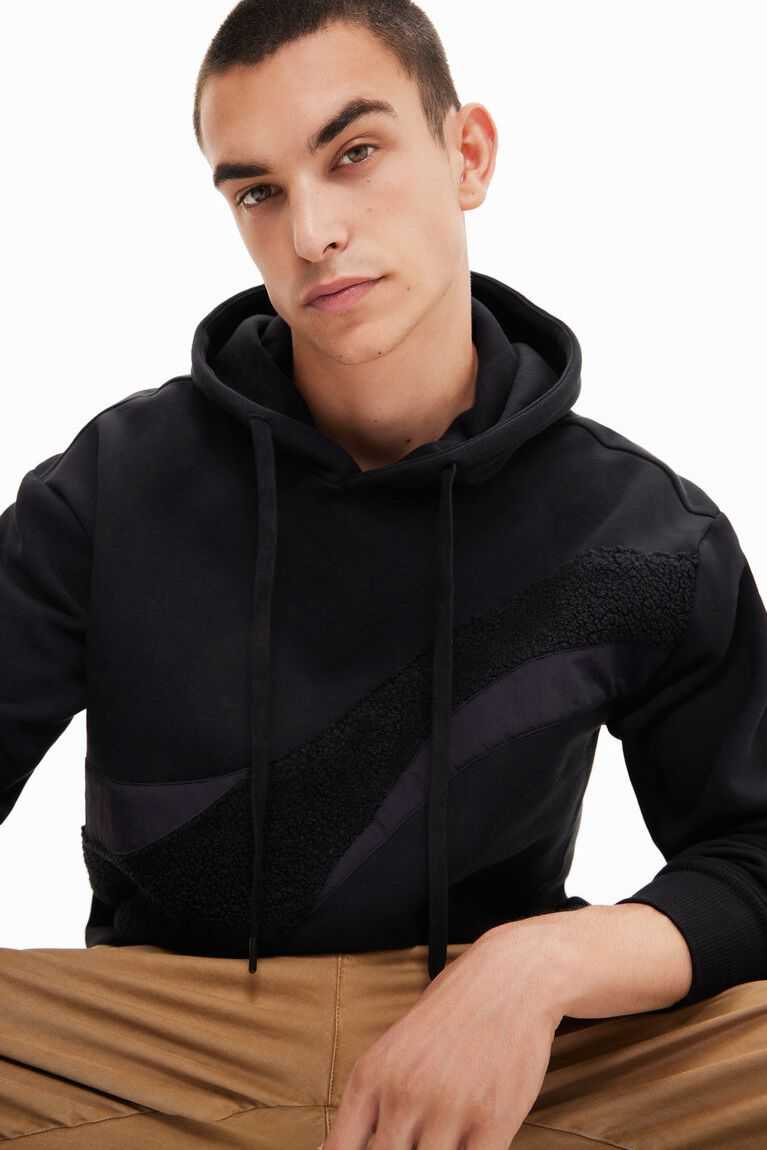 Sudaderas Desigual Oversize hoodie Hombre | TVK256934