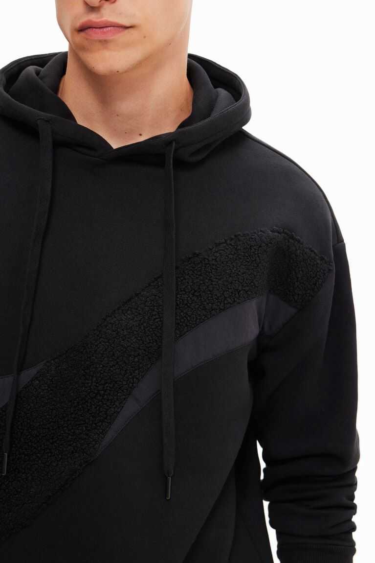 Sudaderas Desigual Oversize hoodie Hombre | TVK256934