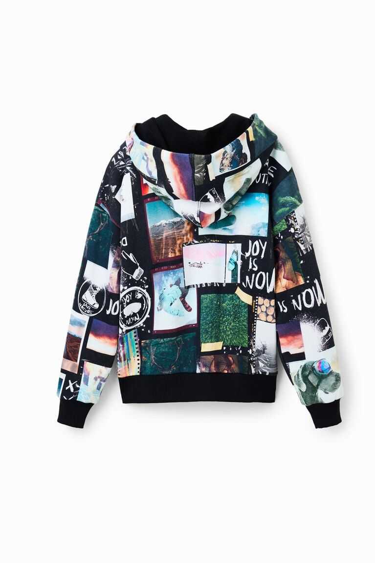 Sudaderas Desigual Photo collage hoodie Niño | IWQ625871