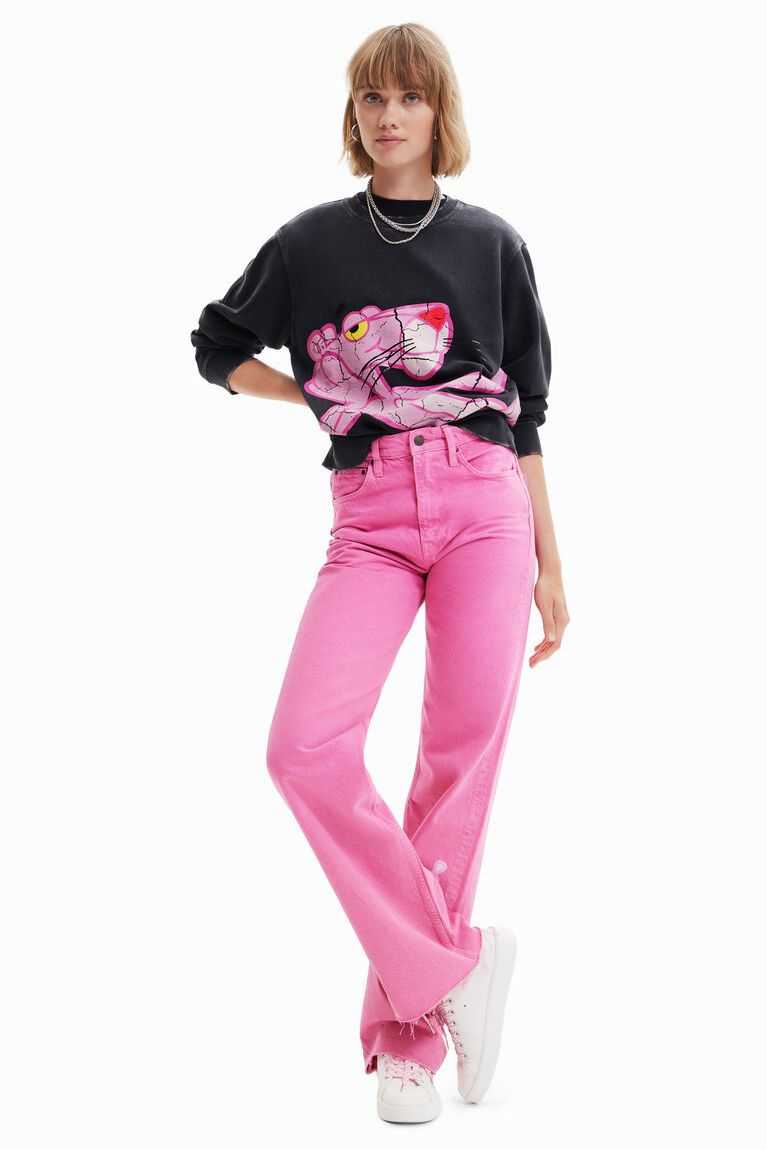 Sudaderas Desigual Pink Panther Mujer | DPX601735