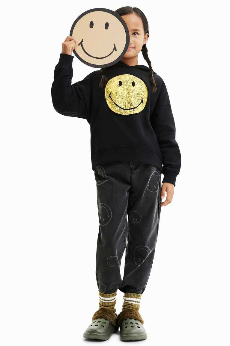 Sudaderas Desigual Smiley hoodie Niño | JOQ854690