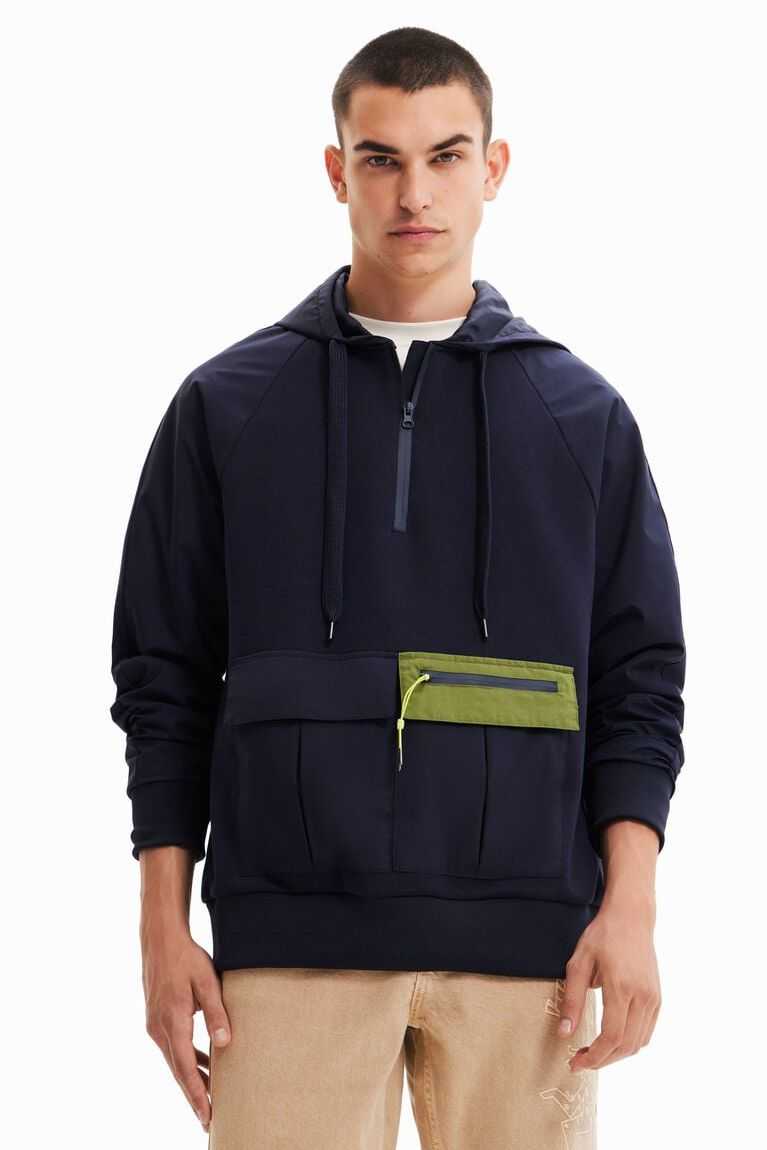 Sudaderas Desigual Technical hybrid Hombre | CFA691483