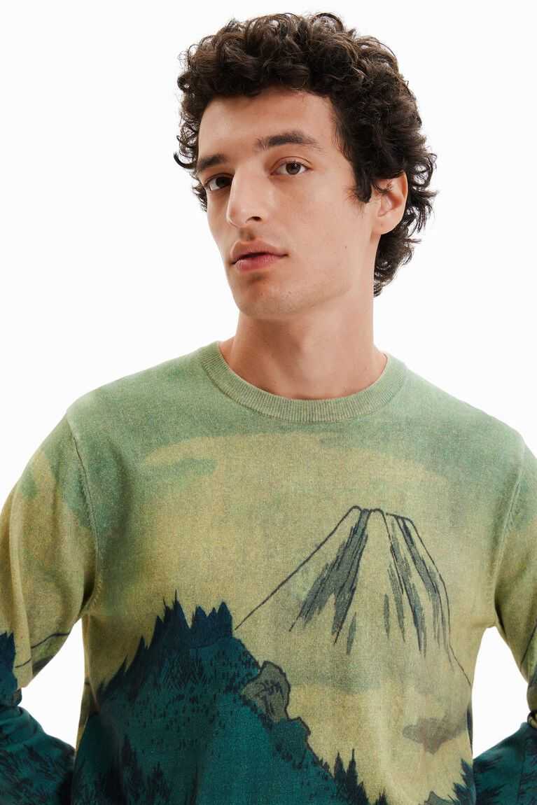 Sudaderas Desigual Thin landscape pullover Hombre | GNR097361