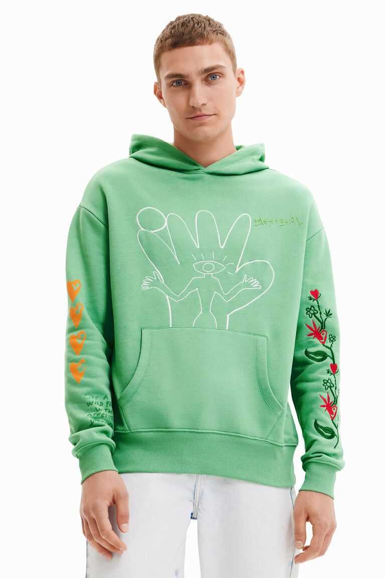 Sudaderas Desigual UFO hoodie Hombre | SLZ857926