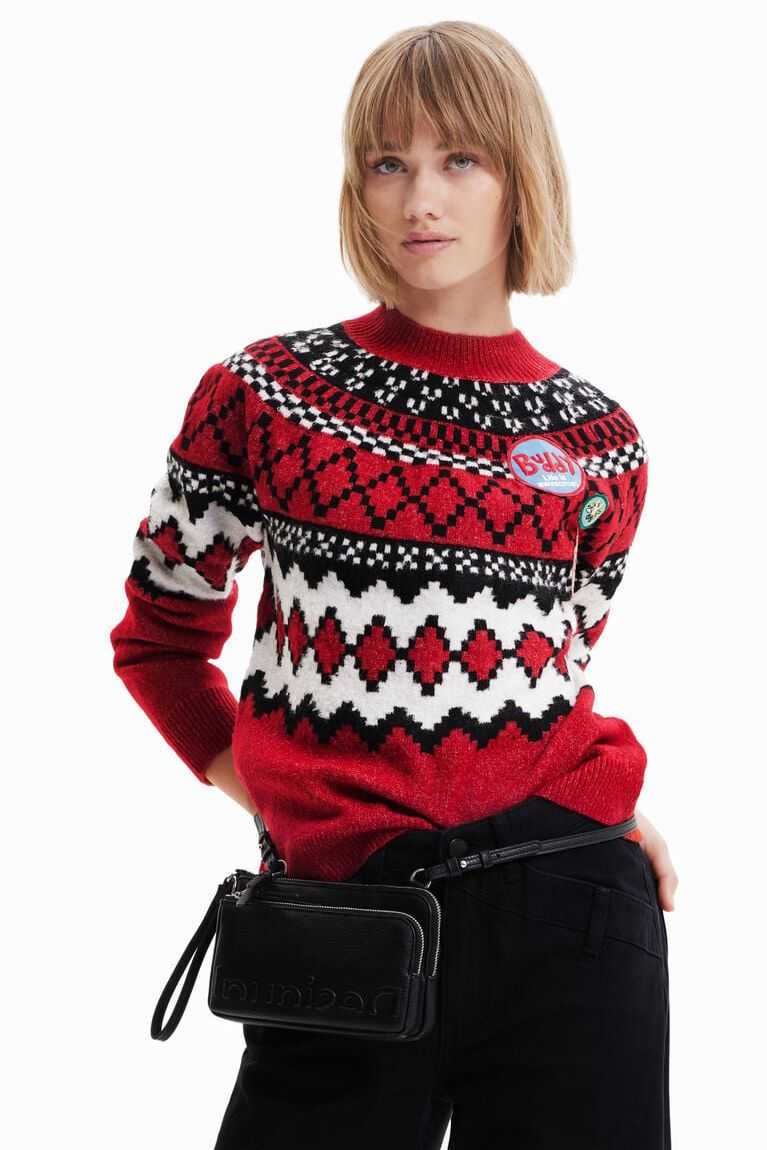 Suéteres Desigual Border jumper Mujer | DZF127068