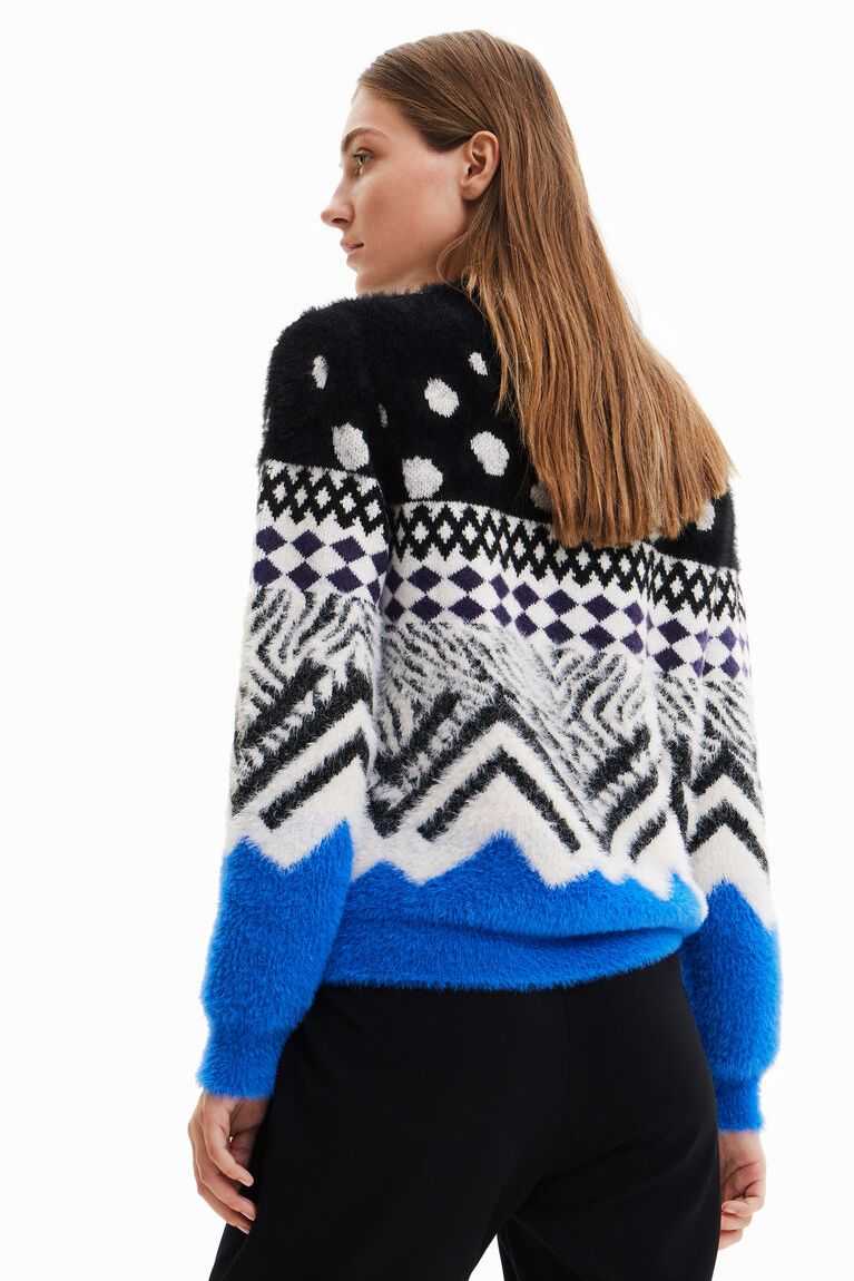 Suéteres Desigual Border pullover Mujer | EDW421786