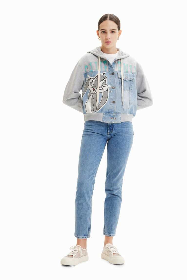 Suéteres Desigual Bugs Bunny trucker sweatshirt Mujer | HKF026784