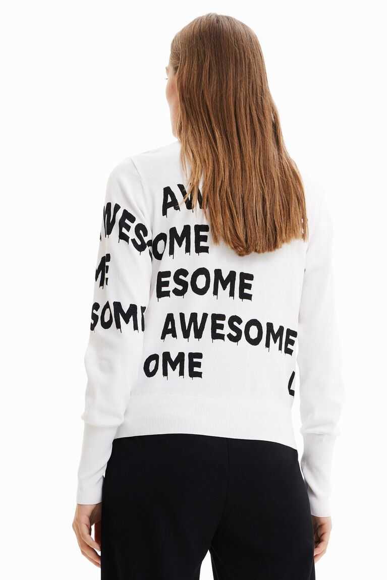 Suéteres Desigual Life is awesome pullover Mujer | DCO094735