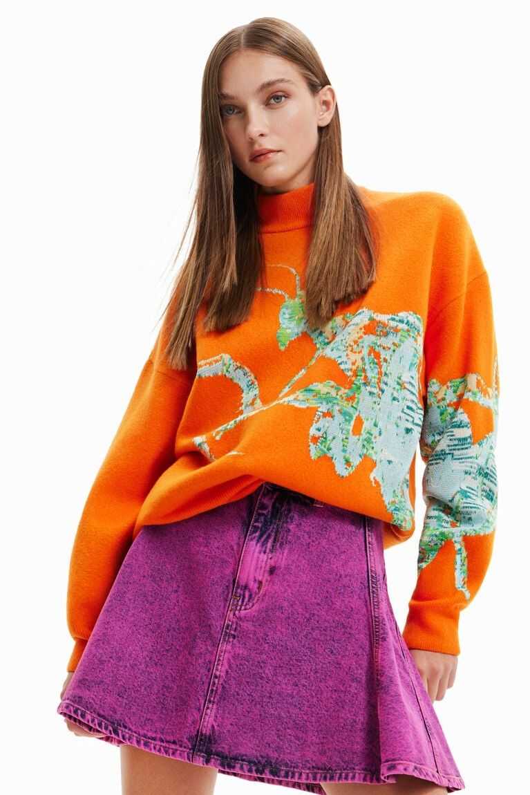 Suéteres Desigual Maitrepierre oversize mantis pullover Mujer | JIW903245