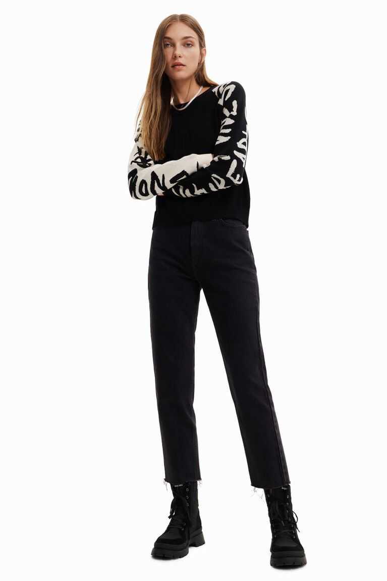 Suéteres Desigual Manifesto sleeves jumper Mujer | REB593064