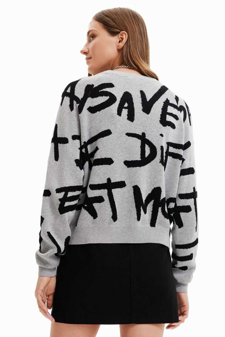 Suéteres Desigual Messages pullover Mujer | TSO340589