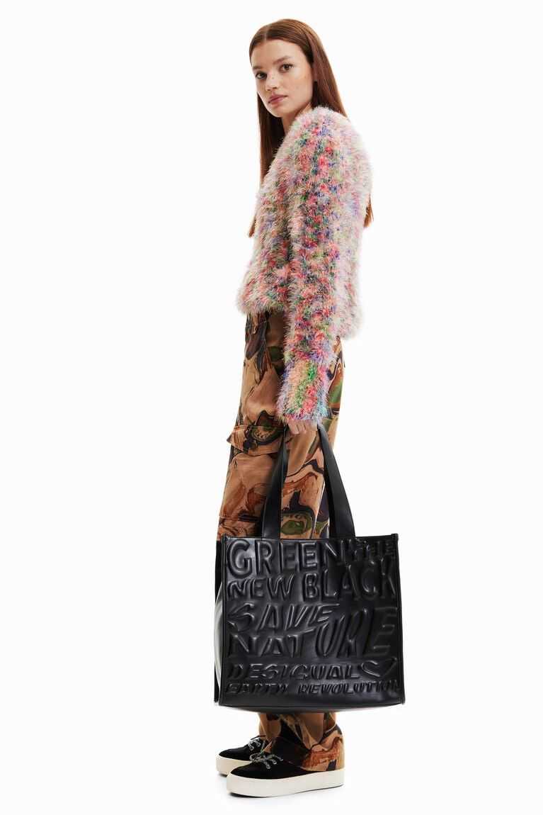 Suéteres Desigual Multicoloured fur-effect jumper Mujer | AGR984715