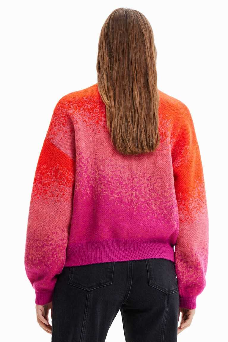 Suéteres Desigual Oversize gradient pullover Mujer | KLP431529