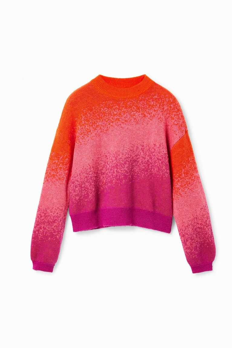 Suéteres Desigual Oversize gradient pullover Mujer | KLP431529