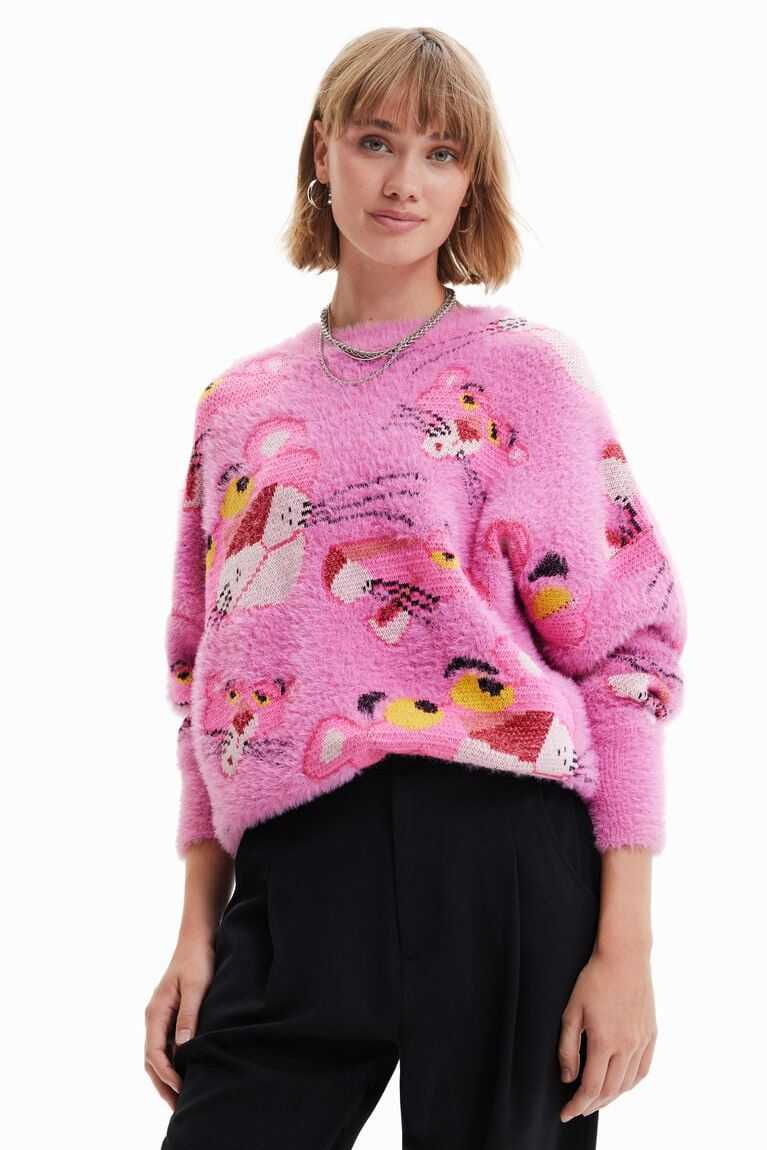 Suéteres Desigual Pink Panther jumper Mujer | IMP596847