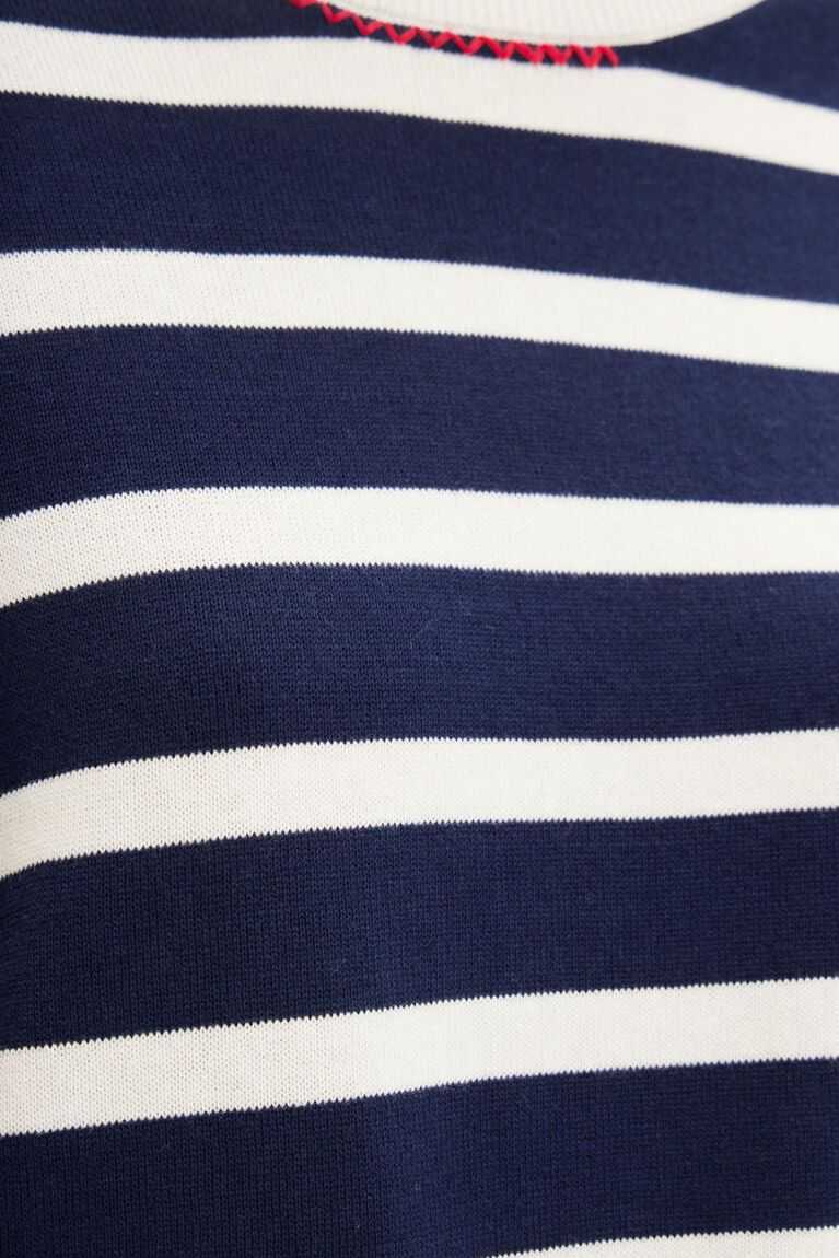 Suéteres Desigual Sailor stripes pullover Mujer | AXK165934