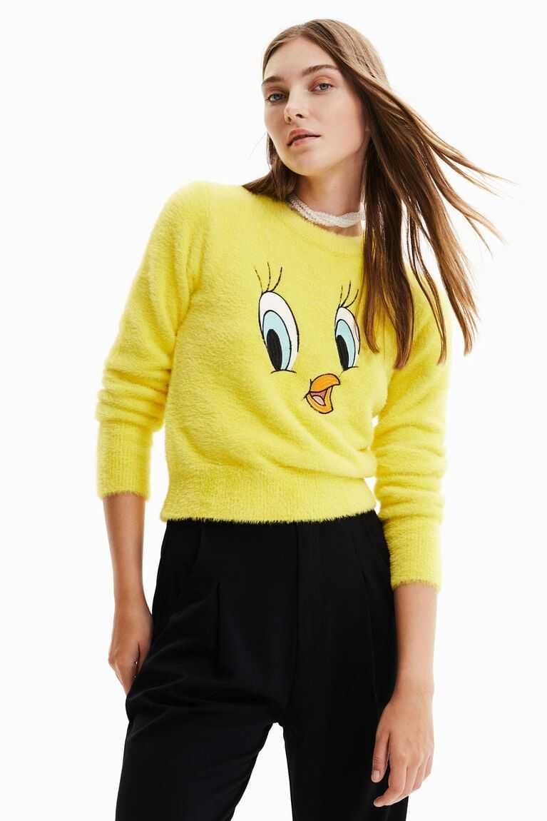 Suéteres Desigual Tweety jumper Mujer | ITB067349