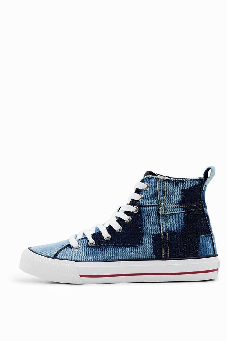 Tenis Desigual Denim high-top Mujer | HOU753862