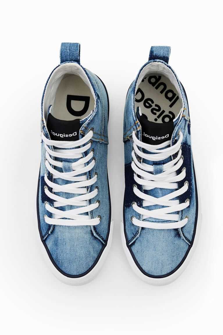 Tenis Desigual Denim high-top Mujer | HOU753862