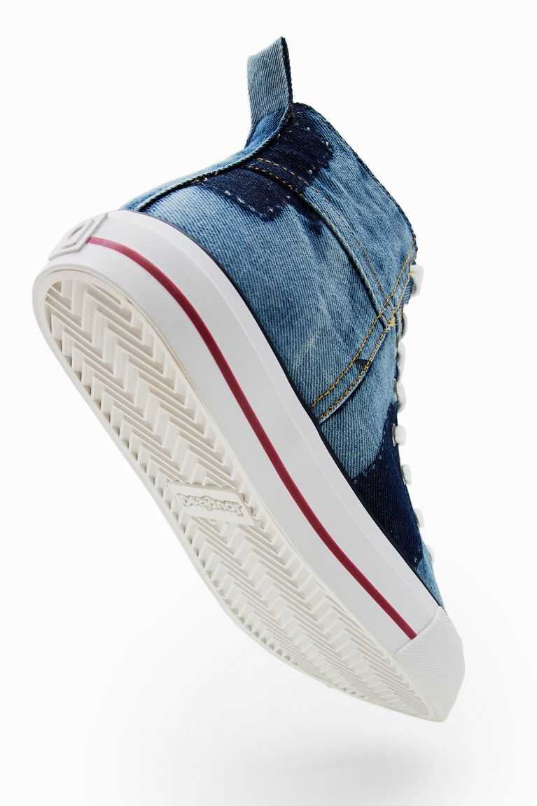 Tenis Desigual Denim high-top Mujer | HOU753862