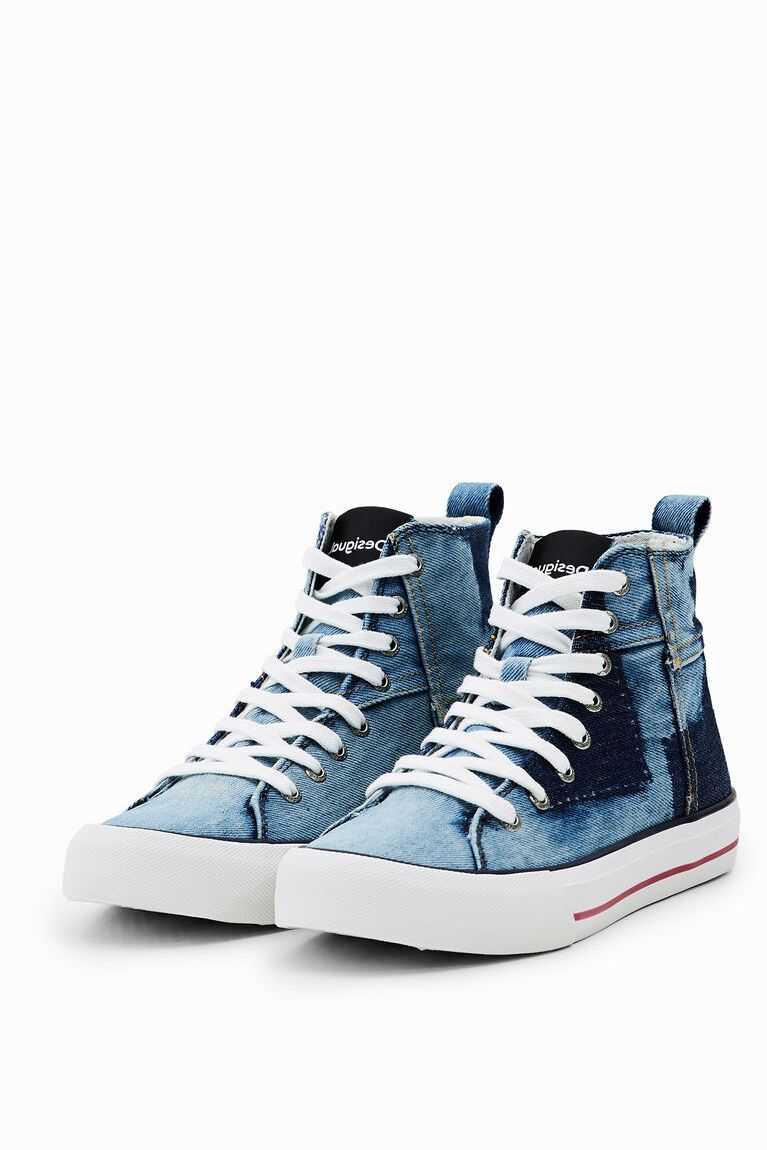 Tenis Desigual Denim high-top Mujer | HOU753862