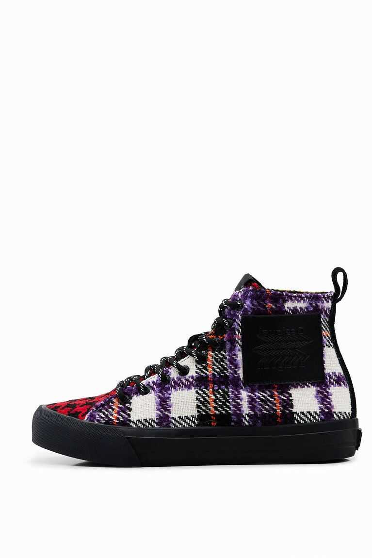 Tenis Desigual Tartan high-top Mujer | XZI607394