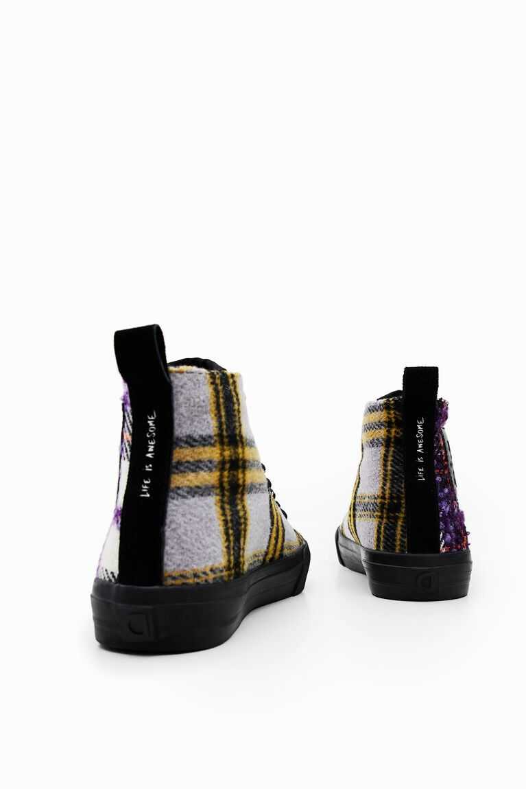 Tenis Desigual Tartan high-top Mujer | XZI607394