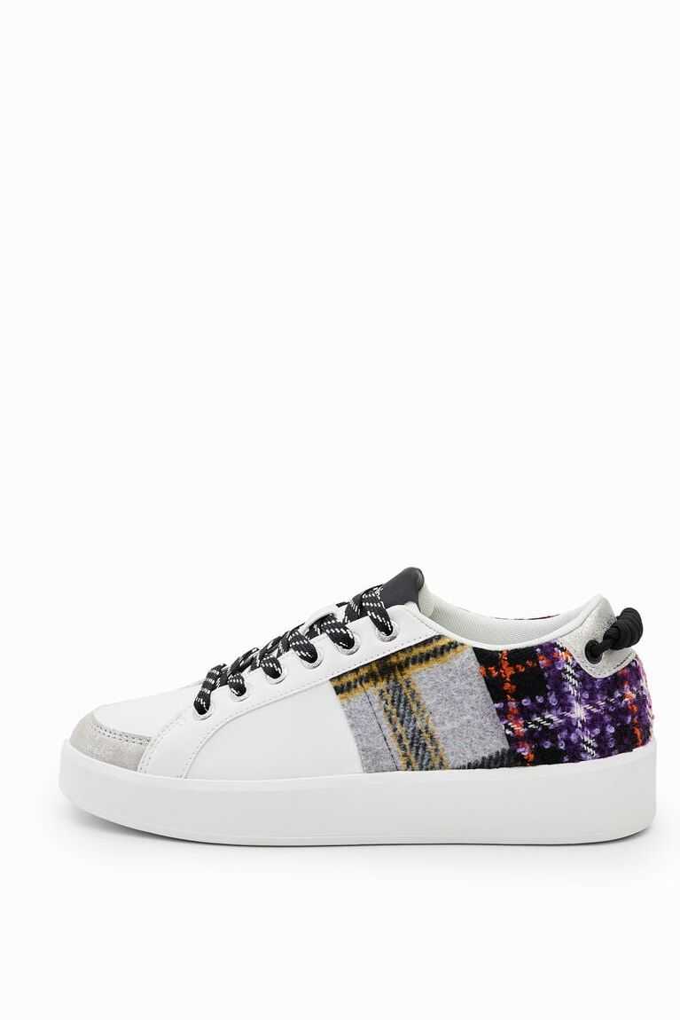 Tenis Desigual Tartan patchwork Mujer | FJN516782