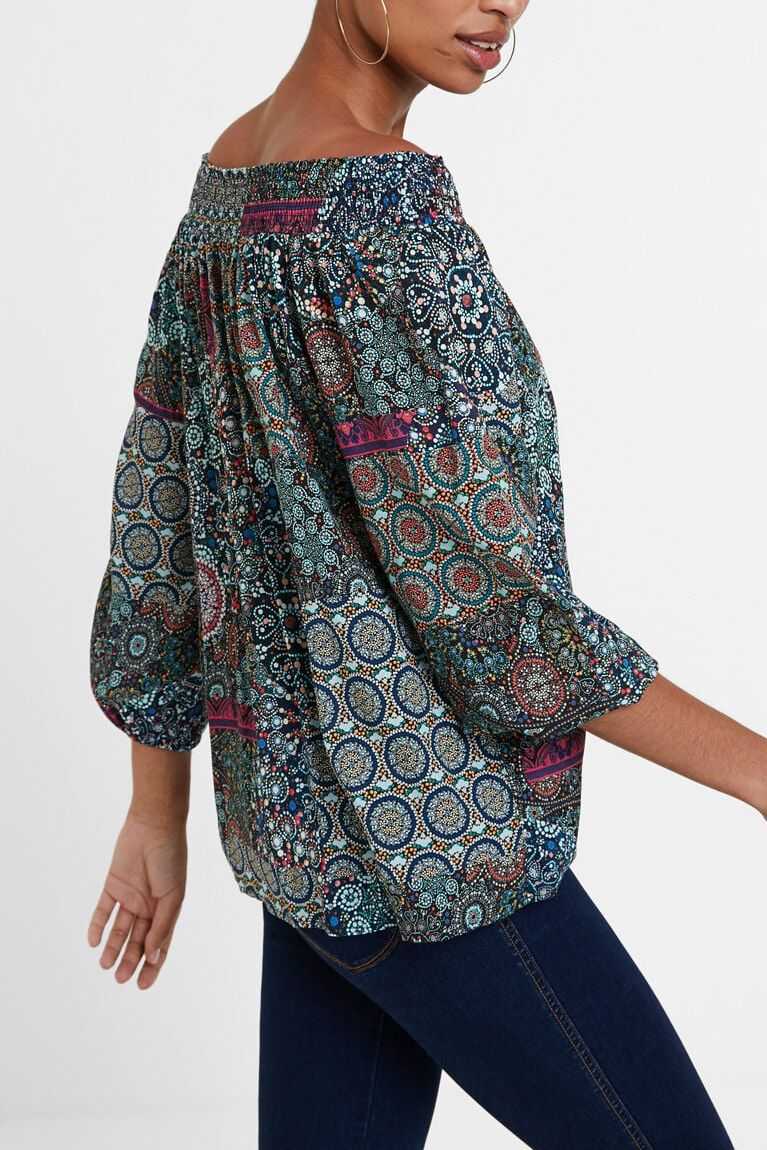 Tops Desigual Boho flounced blouse Mujer | PGK047816