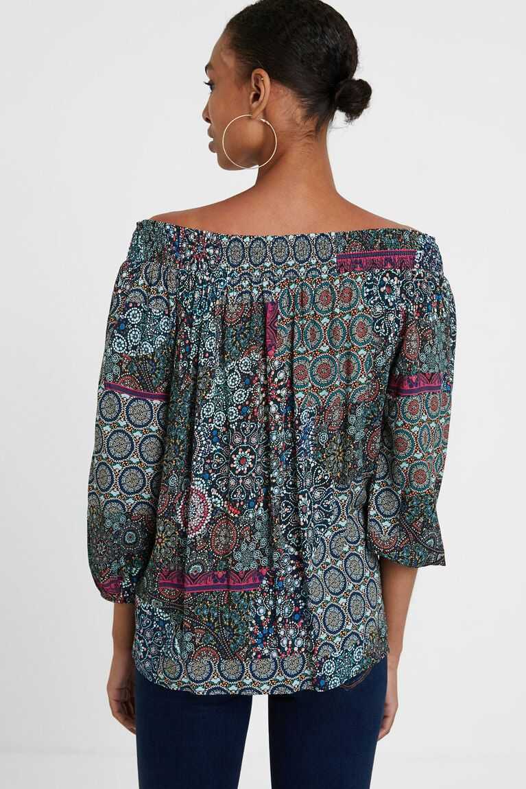 Tops Desigual Boho flounced blouse Mujer | PGK047816