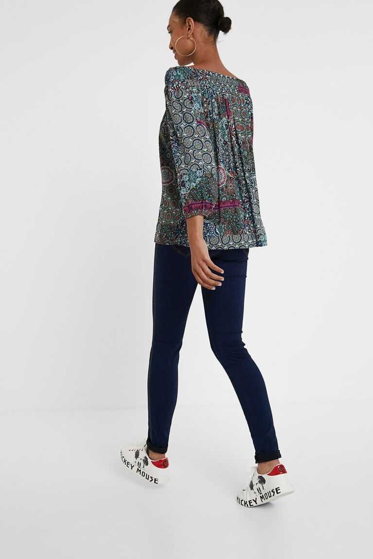 Tops Desigual Boho flounced blouse Mujer | PGK047816